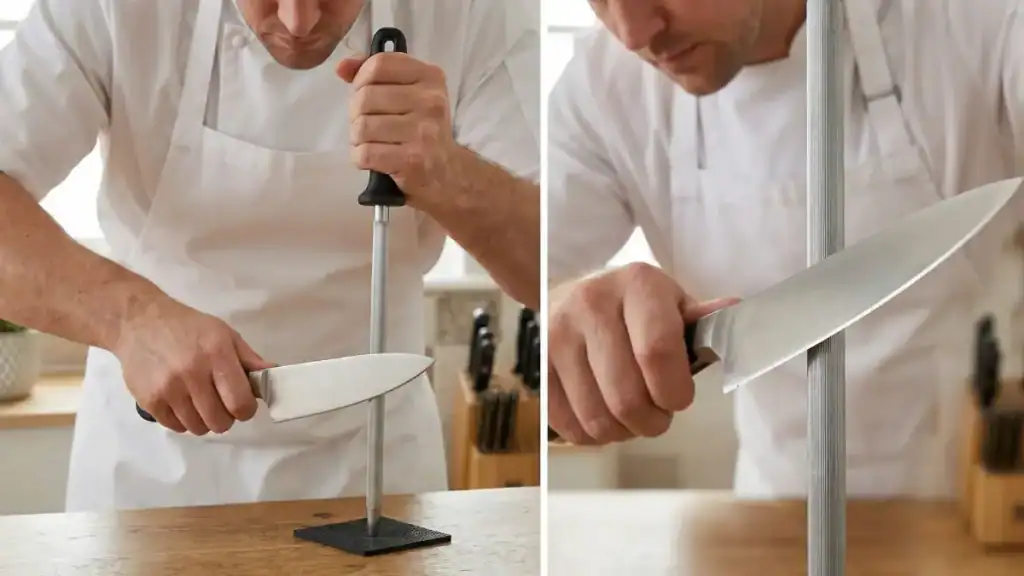 Aprenda como afiar faca de cozinha